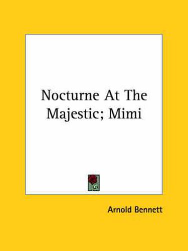 Cover image for Nocturne at the Majestic; Mimi