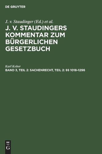 Cover image for Sachenrecht, Teil 2:  1018-1296