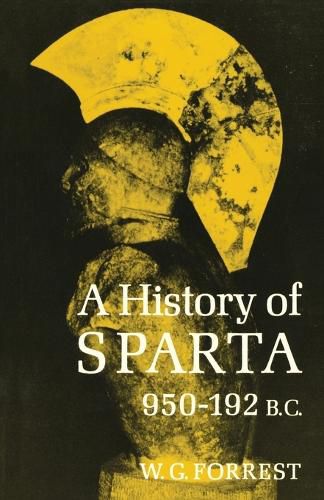 Cover image for A History of Sparta, 950-192 B. C.