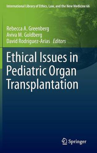 Cover image for Ethical Issues in Pediatric Organ Transplantation