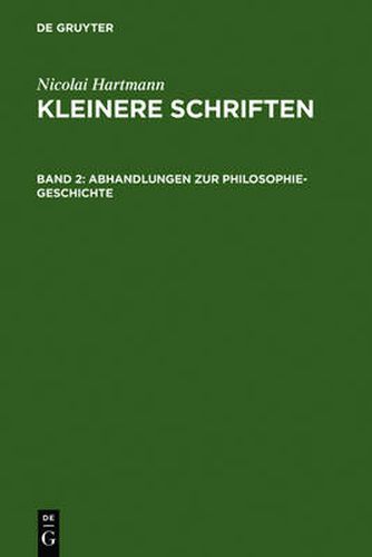 Cover image for Abhandlungen zur Philosophie-Geschichte