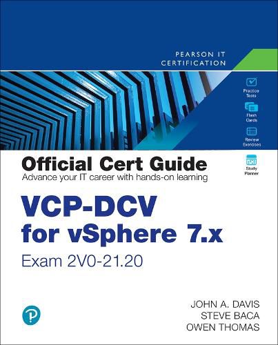 Cover image for VCP-DCV for vSphere 7.x (Exam 2V0-21.20) Official Cert Guide