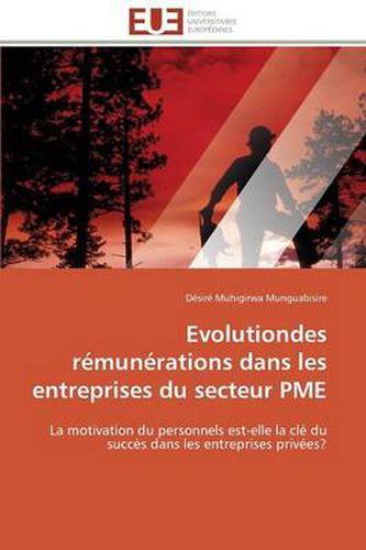 Cover image for Evolutiondes R mun rations Dans Les Entreprises Du Secteur Pme