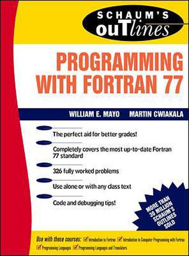Cover image for Schaum's Outline of Programming With Fortran 77