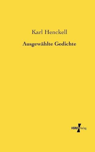 Cover image for Ausgewahlte Gedichte