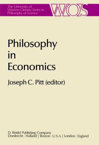 Cover image for Philosophy in Economics: Papers Deriving from and Related to a Workshop on Testability and Explanation in Economics held at Virginia Polytechnic Institute and State University, 1979