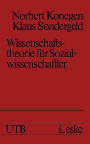 Cover image for Wissenschaftstheorie Fur Sozialwissenschaftler: Eine Problemorientierte Einfuhrung