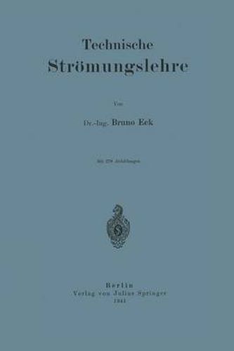 Cover image for Technische Stroemungslehre