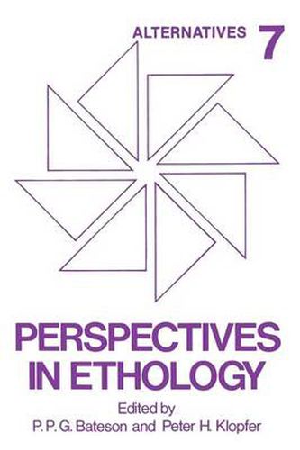 Cover image for Perspectives in Ethology: Volume 7 Alternatives