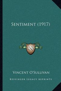 Cover image for Sentiment (1917)