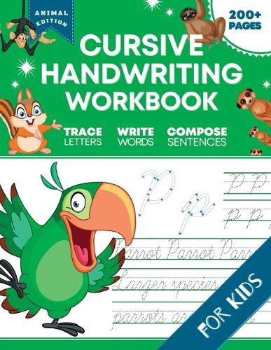 Cover image for Cursive Handwriting Workbook for Kids