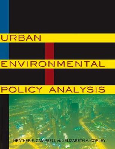 Cover image for Urban Environmental Policy Analysis