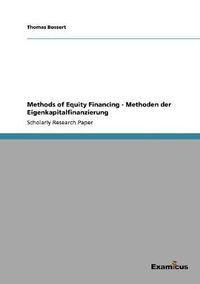 Cover image for Methods of Equity Financing - Methoden der Eigenkapitalfinanzierung