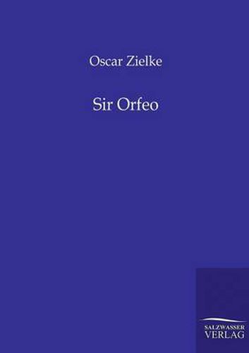 Cover image for Sir Orfeo