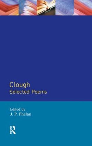 Cover image for Clough: Selected Poems