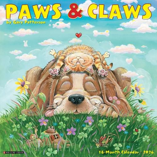 Cover image for Paws & Claws by Gary Patterson 2026 Wall Calendar