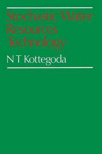 Cover image for Stochastic Water Resources Technology