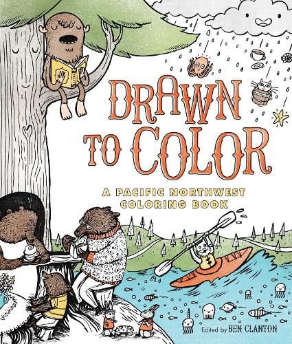Cover image for Drawn to Color: A Pacific Northwest Coloring Book