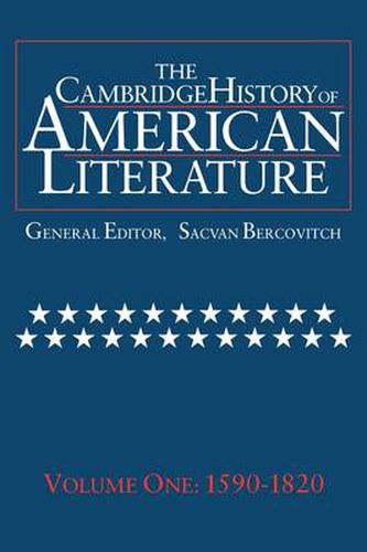 Cover image for The Cambridge History of American Literature: Volume 1, 1590-1820