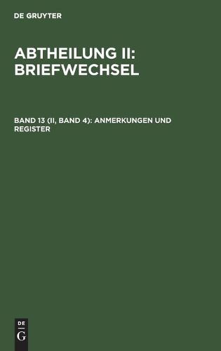 Cover image for Anmerkungen Und Register