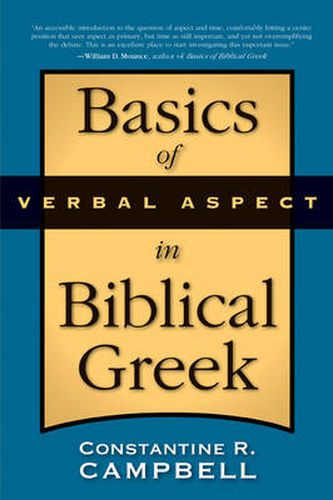 Cover image for Basics of Verbal Aspect in Biblical Greek