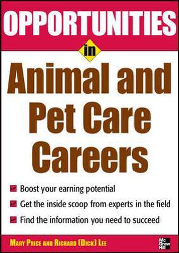 Cover image for Opportunities in Animal and Pet Careers