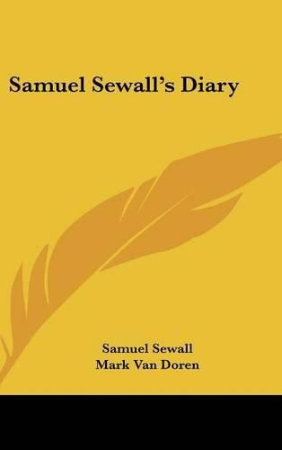 Cover image for Samuel Sewall's Diary
