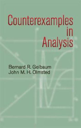 Cover image for Counterexamples in Analysis