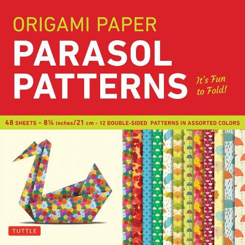 Cover image for Origami Paper 8 1/4" (21 cm) Parasol Patterns 48 Sheets