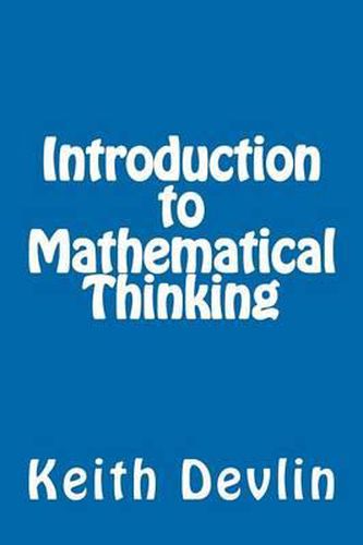 Cover image for Introduction to Mathematical Thinking