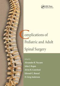 Cover image for Complications of Pediatric and Adult Spinal Surgery