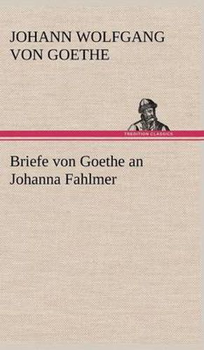 Cover image for Briefe Von Goethe an Johanna Fahlmer