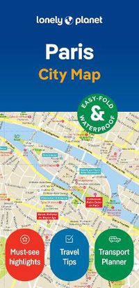 Cover image for Lonely Planet Paris City Map