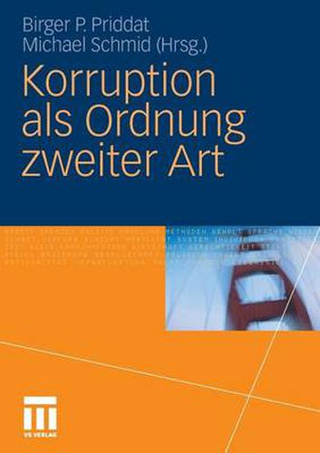 Cover image for Korruption ALS Ordnung Zweiter Art