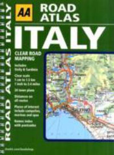 Cover image for AA Road Atlas Italy