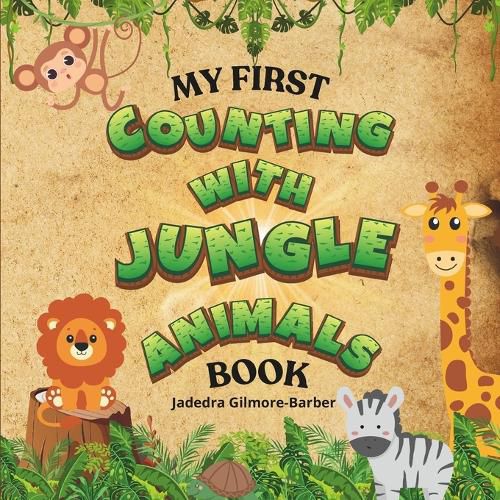 Cover image for My First Counting with Jungle Animals Book