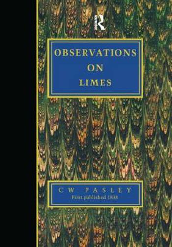 Cover image for Observations on Limes