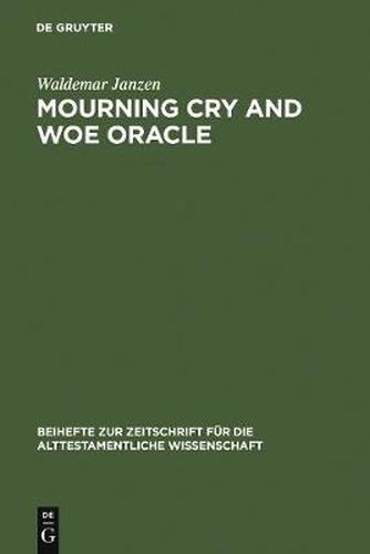 Cover image for Mourning Cry and Woe Oracle