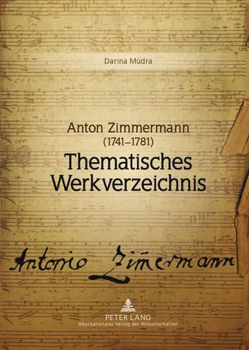 Cover image for Anton Zimmermann (1741-1781): Thematisches Werkverzeichnis