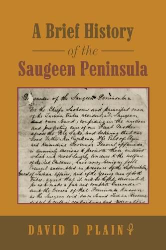 Cover image for A Brief History of the Saugeen Peninsula