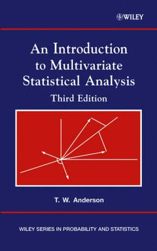 Cover image for An Introduction to Multivariate Statistical Analysis