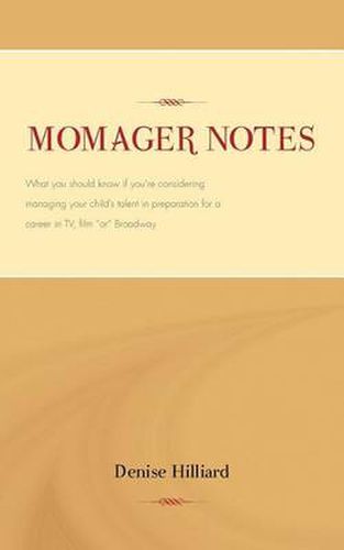 Cover image for Momager Notes