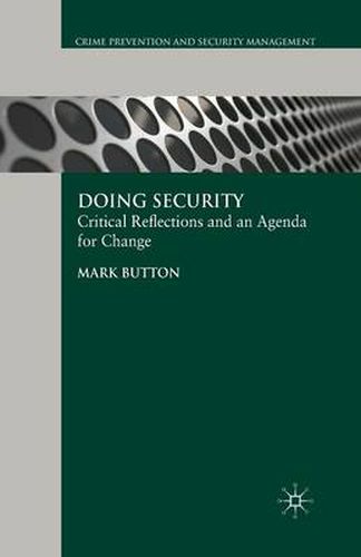 Cover image for Doing Security: Critical Reflections and an Agenda for Change