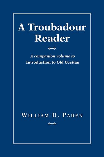 Cover image for A Troubadour Reader