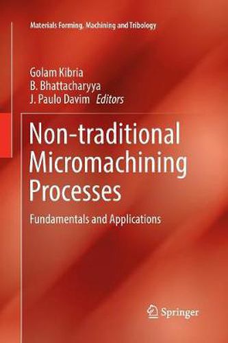 Cover image for Non-traditional Micromachining Processes: Fundamentals and Applications