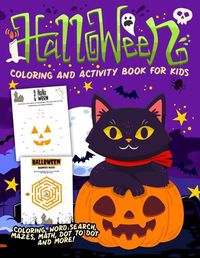 Cover image for Halloween Coloring and Activity Book