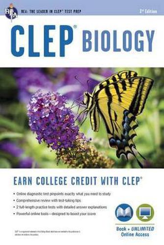 Cover image for Clep(r) Biology Book + Online