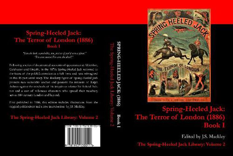Cover image for Spring-Heeled Jack: The Terror of London (1886)