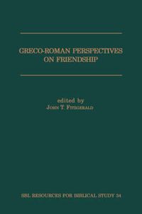 Cover image for Greco-Roman Perspectives on Friendship