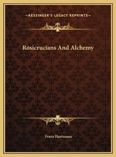 Cover image for Rosicrucians and Alchemy